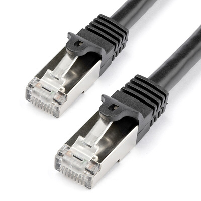 Startech Cat6 Male RJ45 to Male RJ45 Ethernet Cable, S/FTP, Black PVC Sheath, 1m, CMG Rated