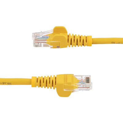 StarTech.com Cat5e Male RJ45 to Male RJ45 Ethernet Cable, U/UTP, Yellow PVC Sheath, 5m, CM Rated