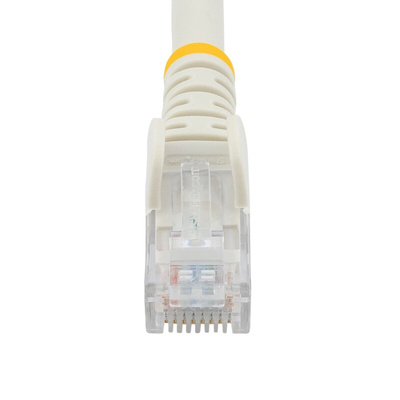 Startech Cat6 Male RJ45 to Male RJ45 Ethernet Cable, U/UTP, White PVC Sheath, 0.5m, CMG Rated