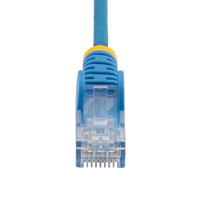 StarTech.com Cat6 Male RJ45 to Male RJ45 Ethernet Cable, U/UTP, Blue PVC Sheath, 0.5m, Low Smoke Zero Halogen (LSZH)