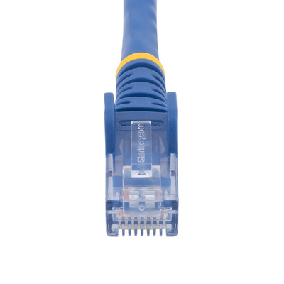 StarTech.com Cat6 Straight Male RJ45 to Straight Male RJ45 Ethernet Cable, U/UTP, Blue PVC Sheath, 7.5m, CMG Rated