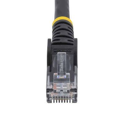 StarTech.com Cat6 Straight Male RJ45 to Straight Male RJ45 Ethernet Cable, U/UTP, Black LSZH Sheath, 5m, Low Smoke Zero