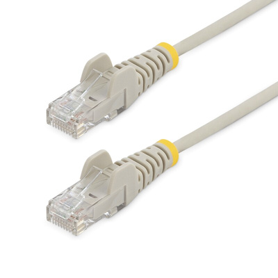 StarTech.com Cat6 Straight Male RJ45 to Straight Male RJ45 Ethernet Cable, U/UTP, Grey Al(OH)3 (Aluminium Hydroxide)