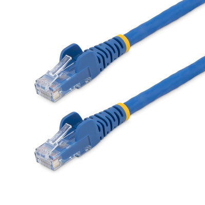 StarTech.com Cat6 Male RJ45 to Male RJ45 Ethernet Cable, U/UTP, Blue, 15m