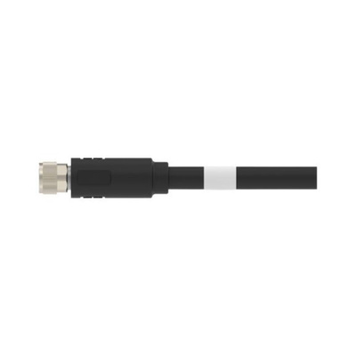 TE Connectivity Straight Female SPE to Unterminated Ethernet Cable, Shielded, Black Nylon Sheath, 10.05m