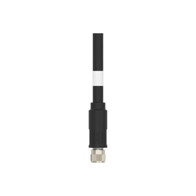 TE Connectivity Straight Female SPE to Unterminated Ethernet Cable, Shielded, Black Nylon Sheath, 10.05m