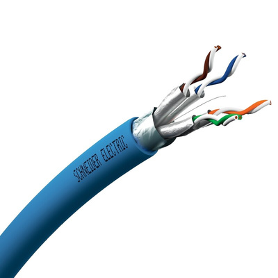 Cat6a Ethernet Cable, Blue PE Sheath, 500m, Flame Retardant