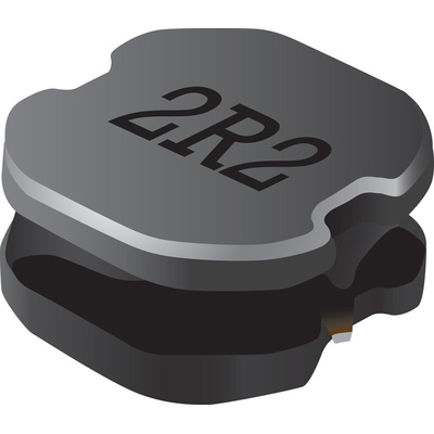 Bourns, SRN8040 Shielded Wire-wound SMD Inductor with a Ferrite Core, 3.3 μH 30% 5.6A Idc Q:13