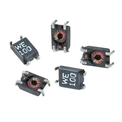 Wurth, WE-SL1 SMD Common Mode Line Filter with a Ferrite Core, 330 μH ±50% Sectional Winding 300mA Idc