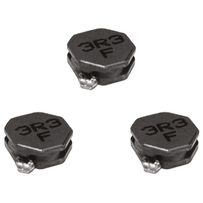 Panasonic, ELL5PS, ELL5PS Shielded Wire-wound SMD Inductor 330 μH ±20% Wire-Wound 180mA Idc