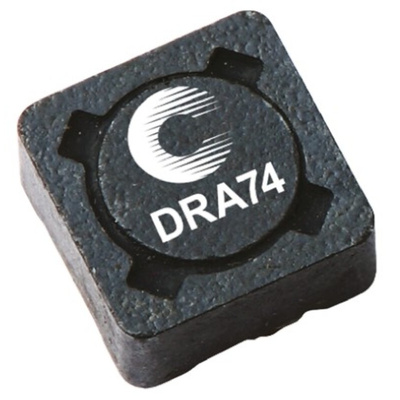Cooper Bussmann, DRA, 74 Shielded Wire-wound SMD Inductor with a Ferrite Core, 820 μH ±20% Wire-Wound 327mA Idc