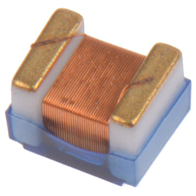 Wurth, WE-KI, 1008A Shielded Wire-wound SMD Inductor with a Ceramic Core, 1 μH ±5% Wire-Wound 120mA Idc Q:35