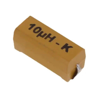 TE Connectivity, Sigma 3615, Taped & Reeled Unshielded Wire-wound SMD Inductor with a Iron Core, 10 μH 10% 620mA Idc