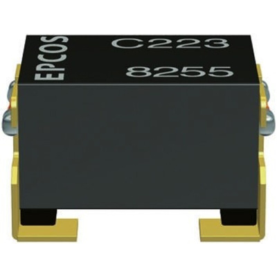 EPCOS, B82789, 1812 (4532M) SMD Common Mode Choke with a Ferrite Core, 51 μH -30 → +50% Wire-Wound 250mA Idc