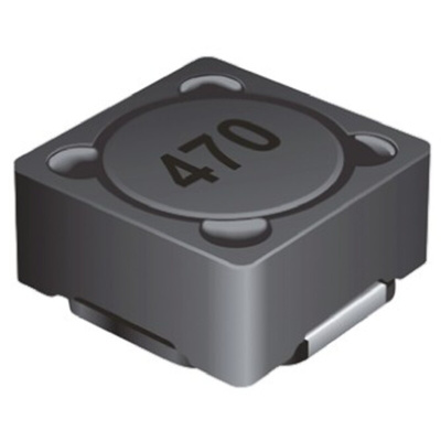 Bourns, SRR1280, 1280 Shielded Wire-wound SMD Inductor with a Ferrite Core, 4.7 μH ±30% Wire-Wound 8.2A Idc Q:22