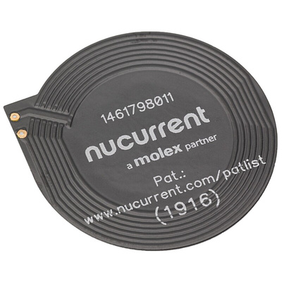 Molex 146179 Wireless Charging Coil Receiver, 2.6 μH, 26.5mm dia.