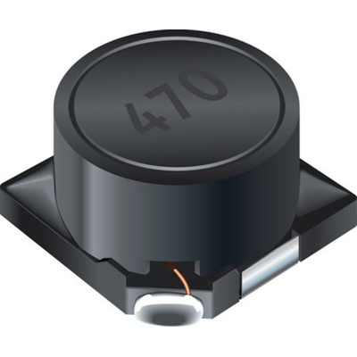 Bourns, SRR7045 Shielded Wire-wound SMD Inductor with a Ferrite Core, 10 μH 20% 2A Idc Q:40