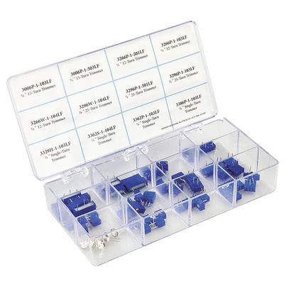 Bourns, H-870, Through Hole 12 Resistor Kit, with 60 pieces, 500 Ω → 100 kΩ