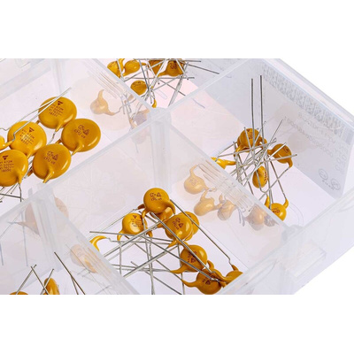 Vishay, Through Hole Ceramic Capacitor Kit 70 pieces