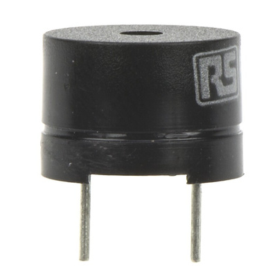 RS PRO 80dB Through Hole External Magnetic Buzzer Component, 12 x 8.5mm, 1V ac Min, 3V ac Max