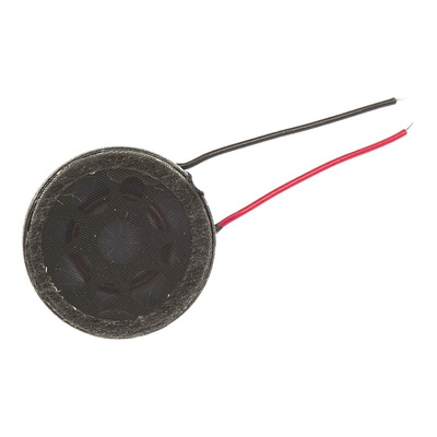 Visaton 50Ω 0.5W Miniature Speaker 16mm Dia. , 24mm Lead Length, 16 (Dia.) x 3.5mm