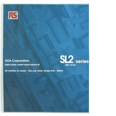 KOA, SL2 Current Sensing, SMT 23 Resistor Kit, with 345 pieces, 5 → 360mΩ