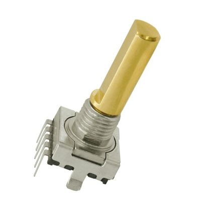 Elma 8 Pulse 2 bit Quadrature Mechanical Rotary Encoder with a 6 mm Slotted Shaft