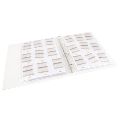 TE Connectivity, CFR25 Carbon Film, Through Hole 87 Resistor Kit, with 1740 pieces, 1 Ω → 10MΩ