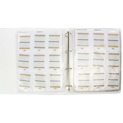 TE Connectivity, LR0204R, Through Hole 122 Resistor Kit, with 20 pieces, 10 Ω → 1MΩ