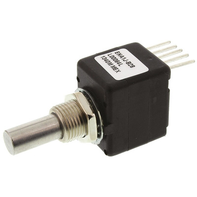 Bourns 5V dc 64 Pulse Optical Encoder with a 6.35 mm Round Shaft, Bracket Mount
