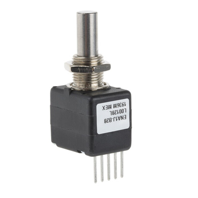 Bourns 5V dc 128 Pulse Optical Encoder with a 6.35 mm Round Shaft, Bracket Mount