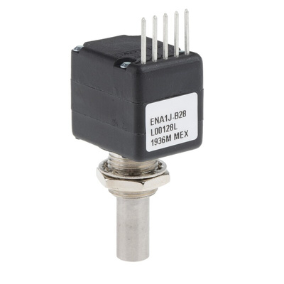 Bourns 5V dc 128 Pulse Optical Encoder with a 6.35 mm Round Shaft, Bracket Mount