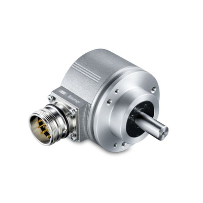 Baumer 4.75 → 30V dc 500 Pulse Optical Encoder with a 10 mm Solid Shaft, Flange Mount, Connector