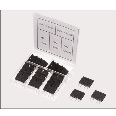 PCN, PBV Metal Foil, SMT Resistor Kit, with 25 pieces, 2 Ω → 50MΩ