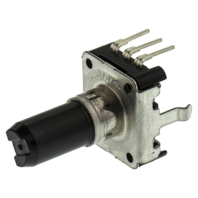 Alps Alpine 24 Pulse Mechanical Rotary Encoder Flat Shaft (Not Indexed), Through Hole