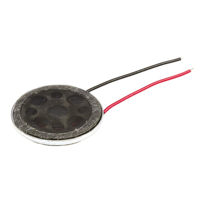 Visaton 50Ω 0.5W Miniature Speaker 16mm Dia. , 24mm Lead Length, 16 (Dia.) x 3.5mm
