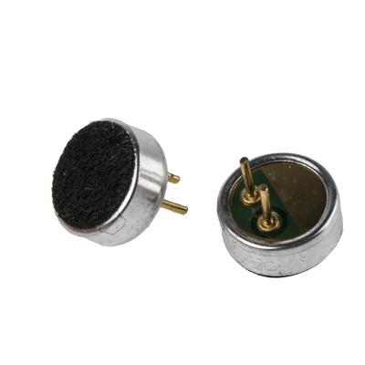 RS PRO Omni-Directional, Through Hole 6mm Microphone Condenser -40dB