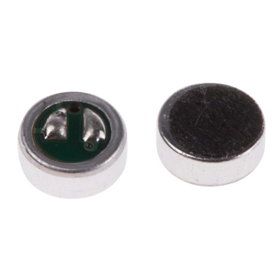 RS PRO Noise Cancelling, Surface Mount 4mm Microphone Condenser -46dB
