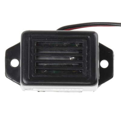 RS PRO 75dB Flange Mount Continuous Internal Magnetic Buzzer Component, 33.5 x 17 x 15.5mm, 9V dc Min, 15V dc Max