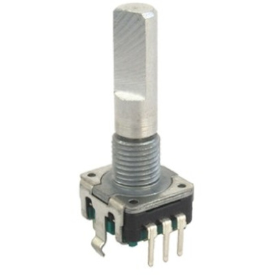 Bourns 18 Pulse Incremental Mechanical Rotary Encoder with a 6 mm Flat Shaft (Not Indexed)