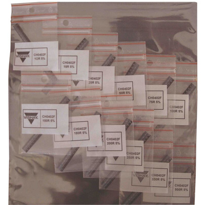Vishay, CH02016 Thin Film, SMT 12 Resistor Kit, with 1000 pieces, 10Ω