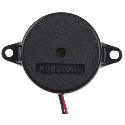 RS PRO 85dB Panel Mount Continuous Internal Piezo Buzzer, 30 (Dia.) x 10mm, 3V dc Min, 30V dc Max