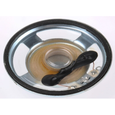 RS PRO 8Ω 1.5W Miniature Speaker 50mm Dia. , 50 (Dia.) x 12.5mm