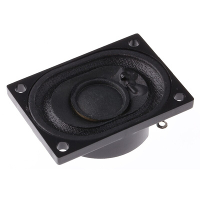 RS PRO 4Ω 2W Miniature Speaker 28.3mm Dia. , 40 x 28.3 x 11.5mm