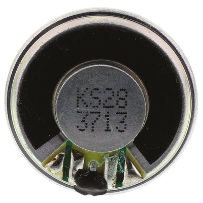 RS PRO 8Ω 0.5W Miniature Speaker 28mm Dia. , 28 (Dia.) x 4.6mm