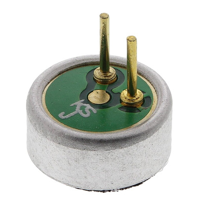 RS PRO Omni-Directional, Through Hole 6mm Microphone Condenser -38dB