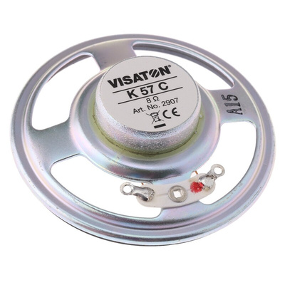 Visaton 8Ω 2W Miniature Speaker 57mm Dia. , 57 (Dia.) x 17mm