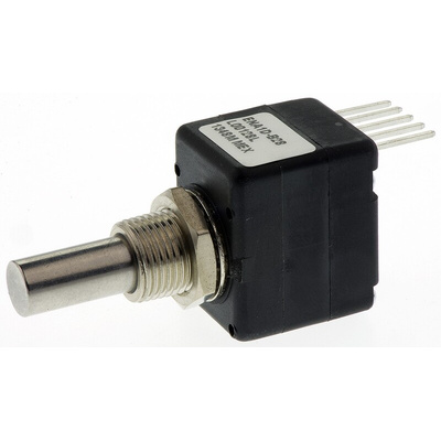 Bourns 5V dc 128 Pulse Optical Encoder with a 6.342 mm Plain Shaft, Bracket Mount, Axial PC Pin