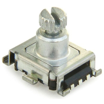 Bourns 15 Pulse Incremental Mechanical Rotary Encoder with a 6 mm Knurl Shaft (Not Indexed), , SMD