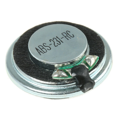 RS PRO 32Ω 0.5W Miniature Speaker 23mm Dia. , 23 (Dia.) x 5.2mm